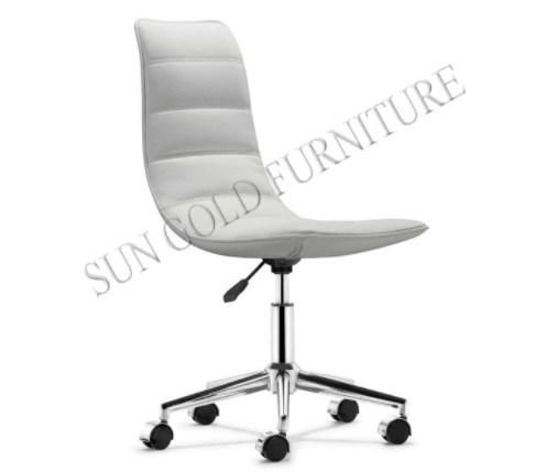 (SZ-OCY126) Armless White Stylish Office Chair Arc-Shaped Chair