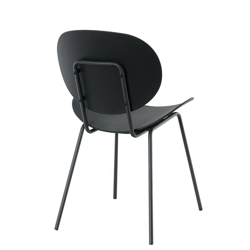 Cheap Price Outdoor Modern Black Restaurant PP Dining Plastic Chairs for Sale