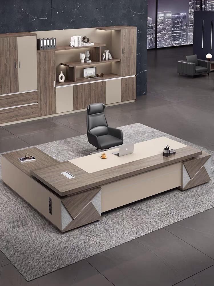 Hot Sale New Luxury Modern Wooden Commercial Office Furniture Executive Desk