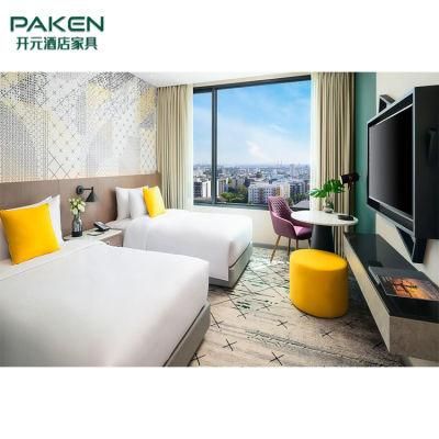 Paken Contemporary Complete Grand Hotel Guest Room Interior Solid Wood Furniture Suppliers