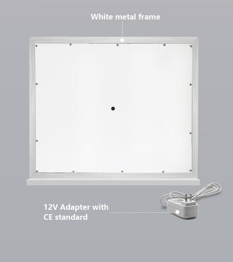 Dimmable Brightness High Definition LED Bathroom Mirror Hollywood Mirror for Makeup