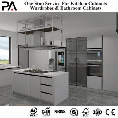 PA Modular Fiberglass Design Home Modern 2022 Designs High Quality Domestic Kitchen Cabinet