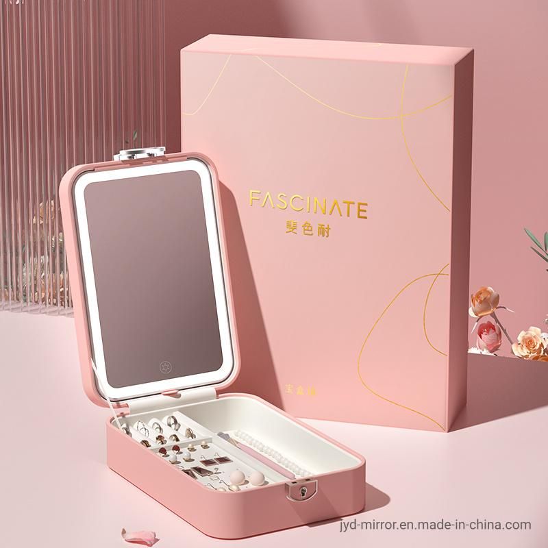 Travel Case Mirror for Cosmetic and Makeup Portable Design