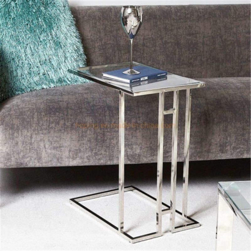 One Piece Metal Base Dining Table Transparent Acrylic Pictures Office Center Table Trunk Coffee Shop Table