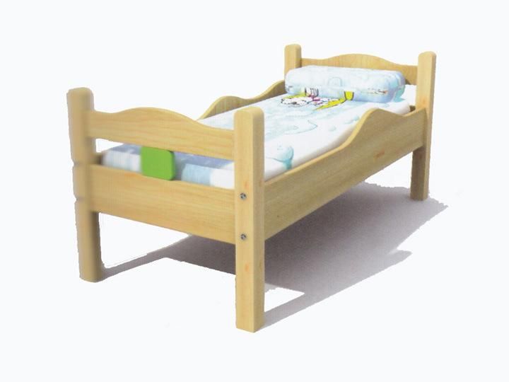 Nursery School Solid Wood Kindergarten Single Bed, Daycare Modern Preschool Furniture Classroom Bed