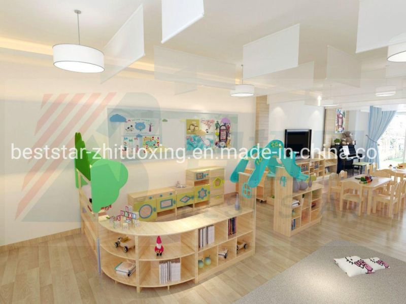 Modern Kindergarten and Preschool School Classroom Furniture, Kids Wooden Furniture, Nursery and Daycare Baby Furniture