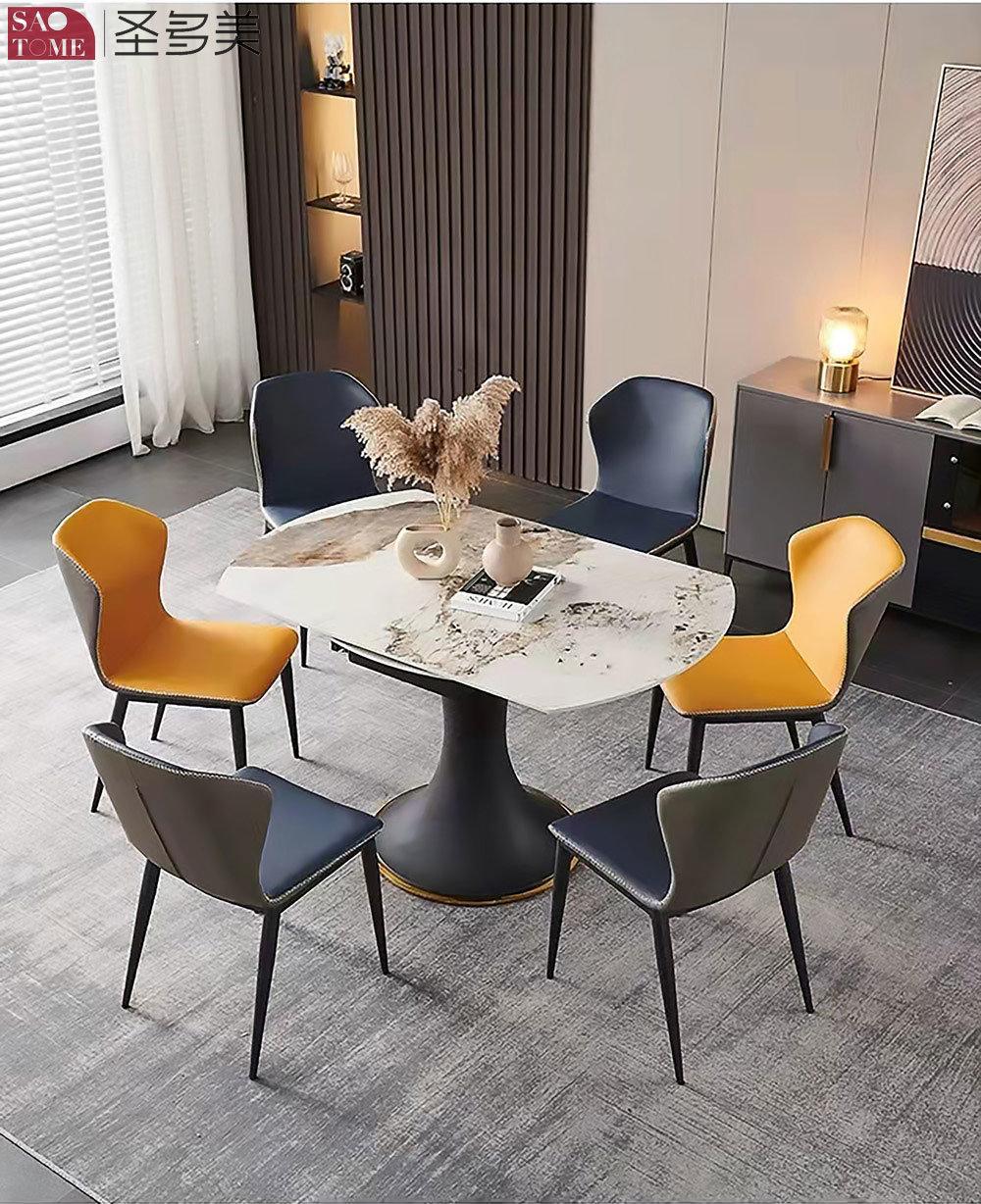 Modern Style Southeast Asia Sophisticated Design Extendable Dining Table Good Metal Slate Dining Table