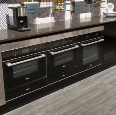 PVC Satin New Simple Modern Oak Island Cabinets PVC Country Glossy Kitchen Cabinet Kitchen Cabinets