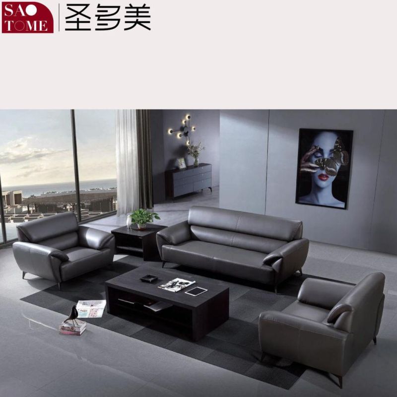 Modern Explosion Style Home Furniture Independent Office Comfortable Nano Leather Sofa