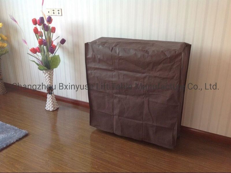 Modern 70-120cm Brown/Green/Red Folding Bed with Locked Wheels