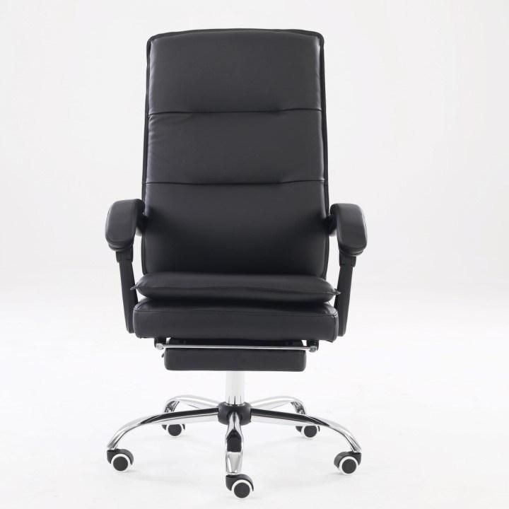 Latest Swivel Executive Commercial Furniture High End Adjustable Executive Lift Office Chair with Footstool