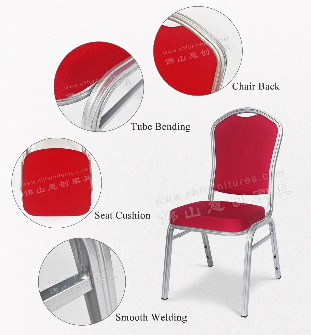 Yc-Zl26-01 Stackable Aluminum Banquet Dining Chair for Sale