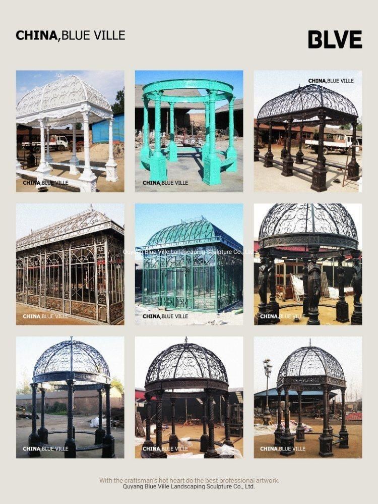 Modern Good Quality Gazebo Outdoor Garden Cast Iron Gazebo