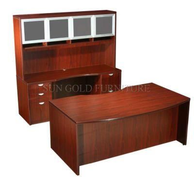 Factory Wholesale Tradition Classical Office Table with Bookcase (SZ-OD270)