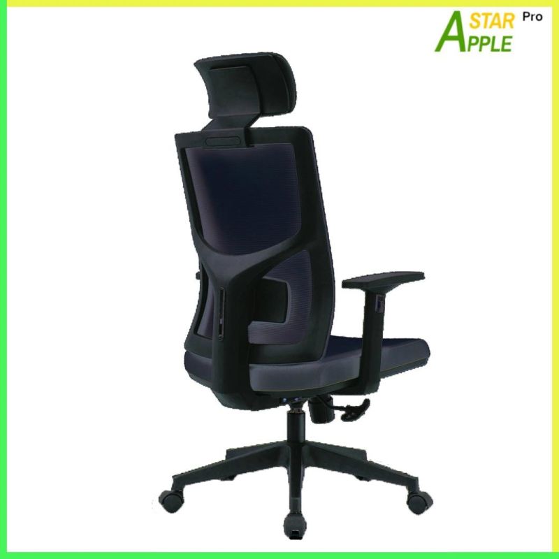 Modern Furniture Leather Headrest as-C2075 Swivel Folding Office Boss Chair