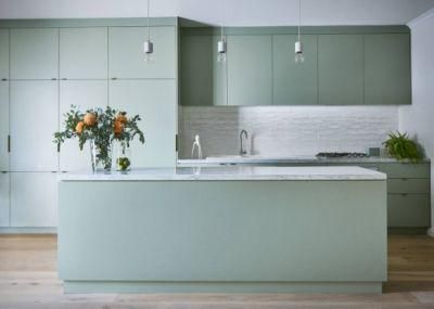 Custom Made Light Green Custom Project Modular Furniture Storage Canada Design Kitchen Drawer Cabinets