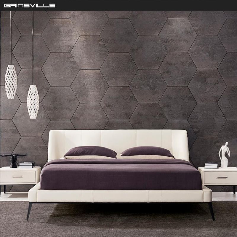 Hot Selling Italy Bed Leather Bed Soft Bed Sofa Bed King Bed Double Bed Modern Furniture Bedroom Furniture