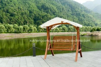 Garden Furniture Modern Wooden Tent Type Swing Chair