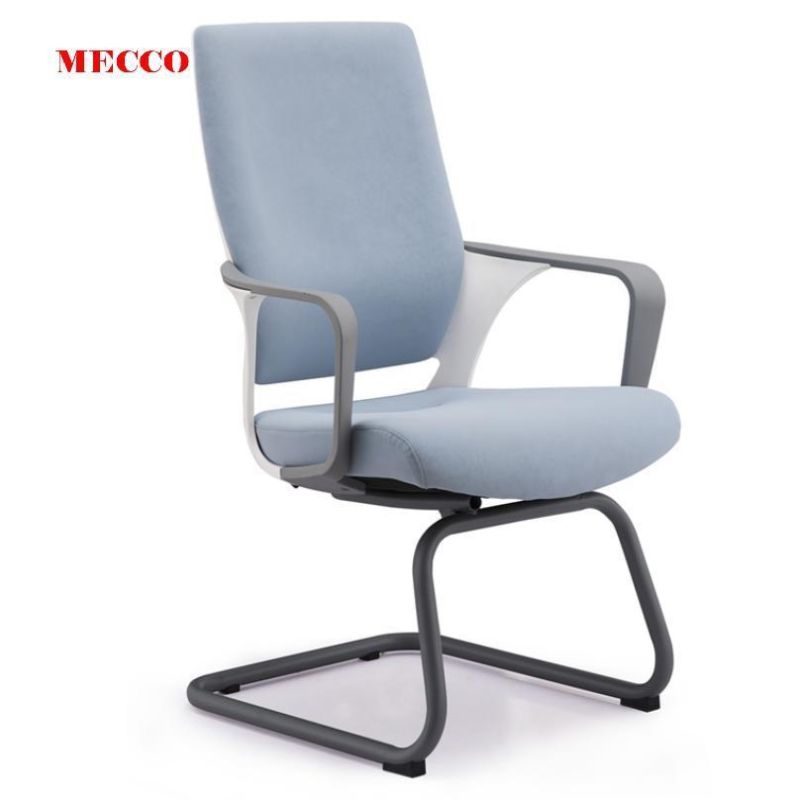 PU Leather Visitor Chair 2022 Hot Sale Conference Chairs No Legs Metal Stand Meeting Chairs No Wheels and Casters