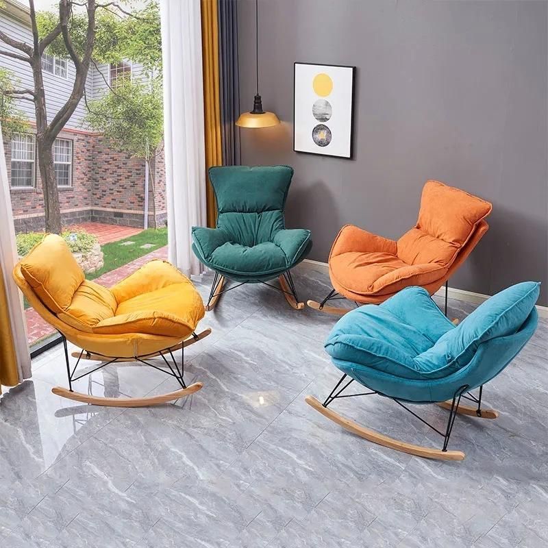 China Factory Directly Lazy Sofa Chair Villa Furniture Leisure Rocking Chair Modern Design