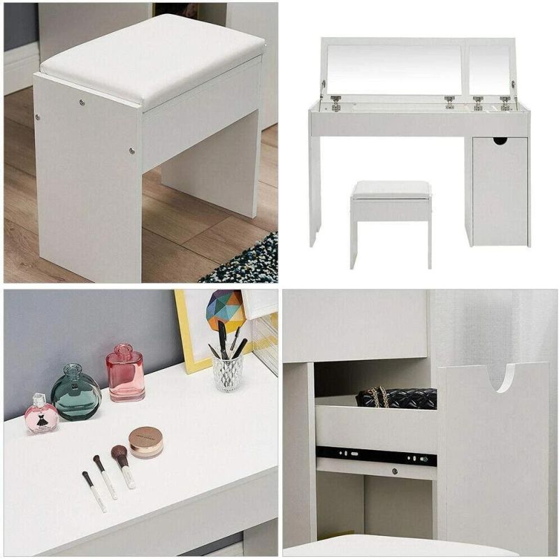 Vanity Makeup Mirror Dressing Table with Mirror Modern European Make up Dressing Table Bedroom Sets