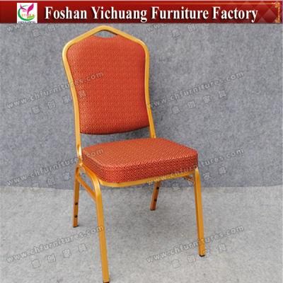 Yc-Zg10-79 Durable Gold Metal Hotel Chairs for Banquet in Different Colors