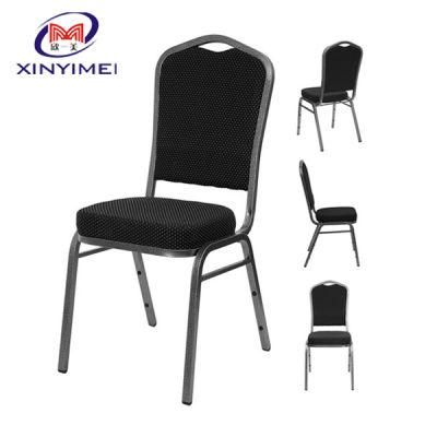 Factory Hot Sale Modern Blue Fabric Aluminium Banquet Chair (XYM-G88)