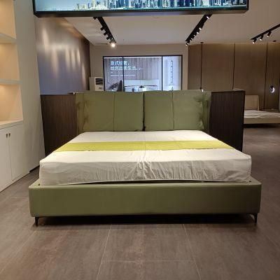 New Design Hotel Guest Room Furniture Modern Bedroom Wood Frame Bed