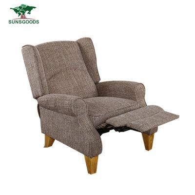 Modern Leather Hotel Zero Gravity Recliner Single Lift Sofa Furniture