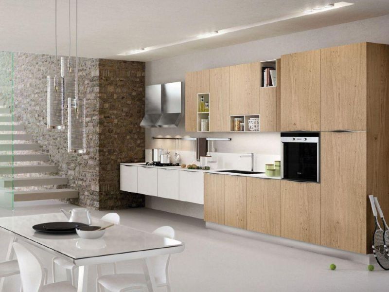 Modern High Gloss Skin Feel Lacquer Finish Kitchen Cabinet