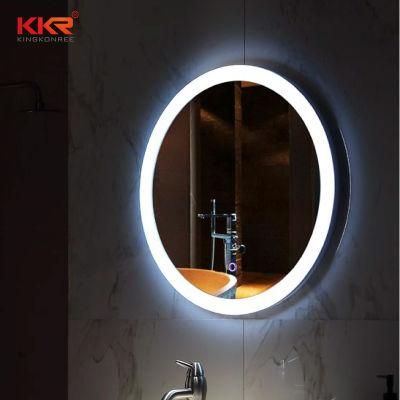 Oval Bathroom LED Mirror Lighted Makeup Mirror Dimmable Vanity Mirror