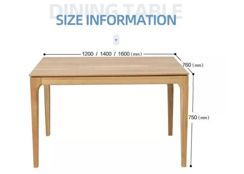 Furniture Modern Furniture Table Home Furniture Wooden Furniture Factory Supply Room Furniture Economy Elegant Wooden Dining Table Set