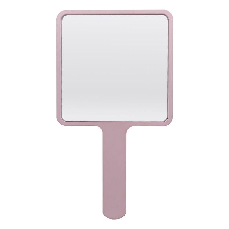 Small Size Plastic Square Hand Mirror Logo Printing Cosmetic Makeup Mini Handheld Mirror