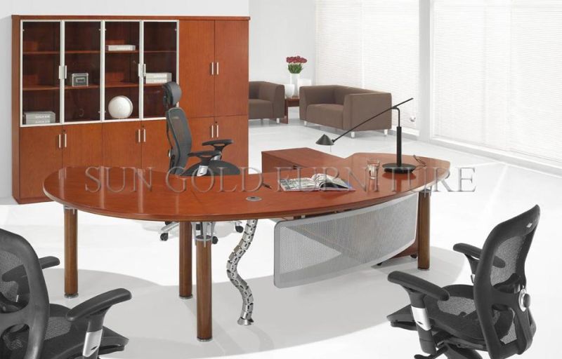 New Design Wooden and Steel Director Office Executive Desk (SZ-ODT605)