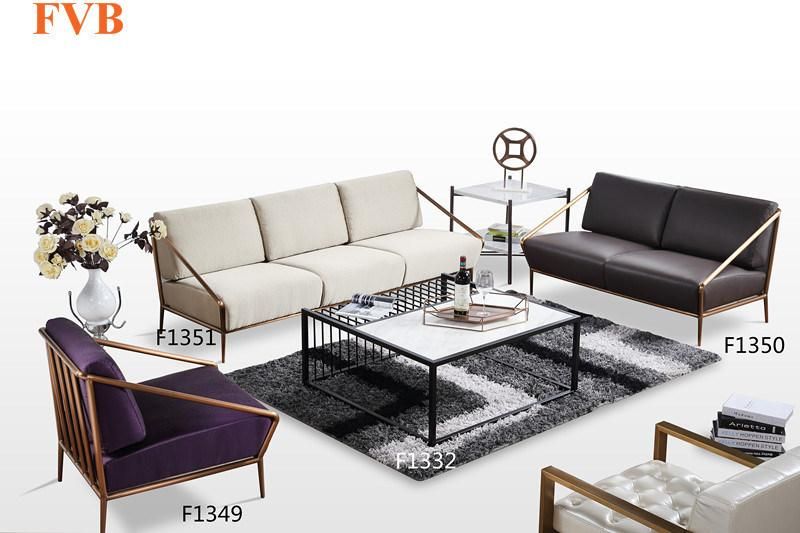 Modern Glass Coffee Table Set Stainless Steel Living Room Furniture