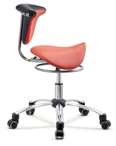 Hot Sell Ergonomic Adjustable Saddle Seat Stool Office Chair with Backrest