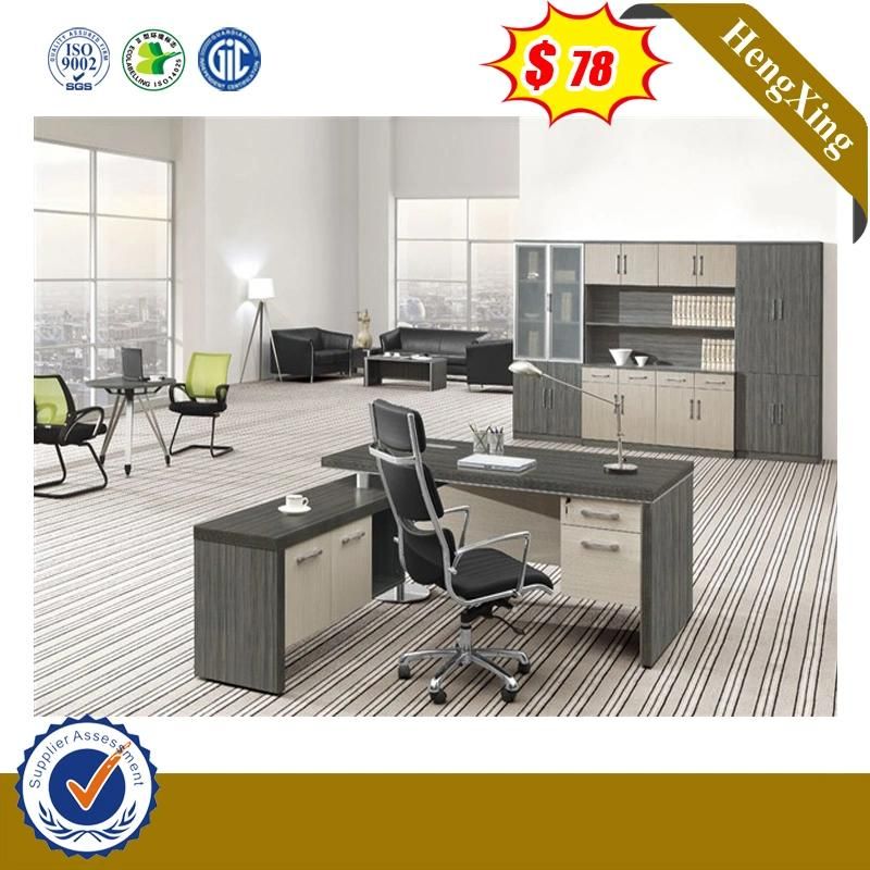 Dark Grey Seperat 2 Seats Lab Melamine Wooden Furniture (HX-7N107)