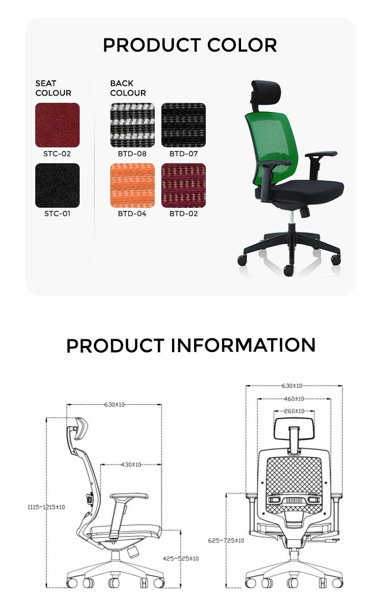 Computer Modern Mesh Manufacture Back Task Office Ergonomic Swivel Chair