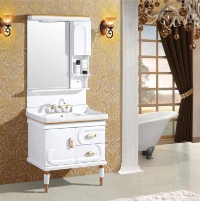 Hot Selling Modern Wall Mounted Waterproof PVC Bathroom Cabinet