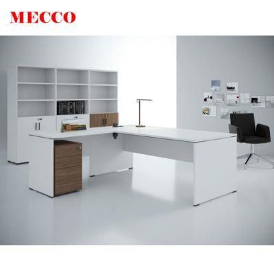 Commercial Furniture Modern Desk Computer Wood Frame Staff Luxury Office Table