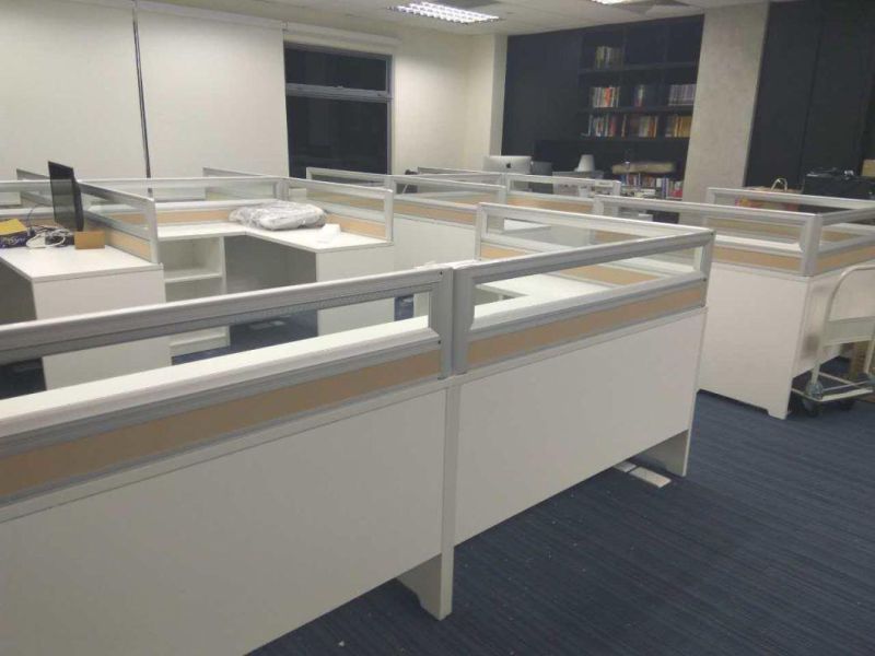 Bpo Modern Office Partition Workstations Table Cubicle Desk Call Center Office Furniture