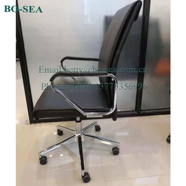 Sg225b Modern High Back Executive Black Leather Swivel Office Chairs