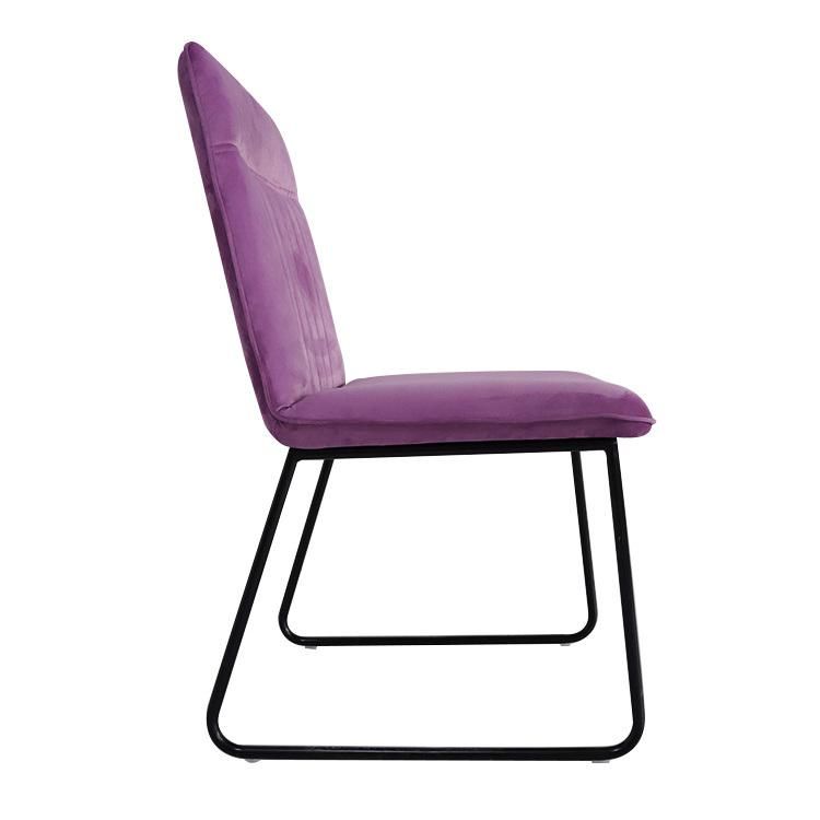 Modern Hot Sale Wholesale Price Living Room Furniture Velvet Steel Restaurant Dining Chairs