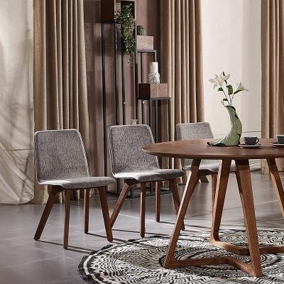 Wholesale Home Furniture Modern Fabric Wooden Dining Chair for Project