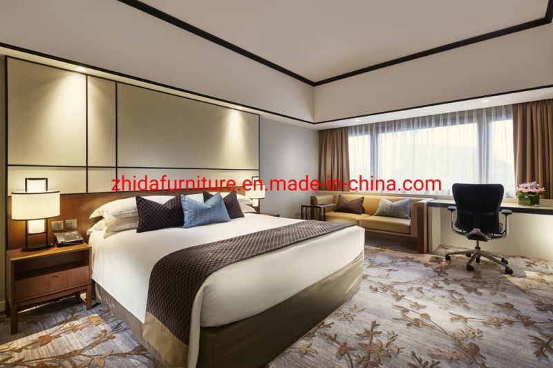 Dubai Hotel Furniture Wooden Bedroom Set King Size Bed Design Room Furniture