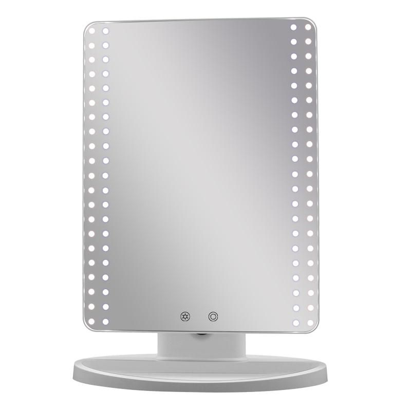 Beauty Salon Furniture Lighted Vanity Makeup Mirror with 180 Degree Adjustable Stand