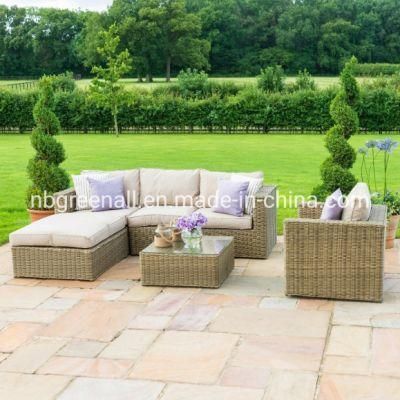 5PCS Hot Modern Patio Rattan Home Corner Sofa Wicker Outdoor Garden Sets Furniture