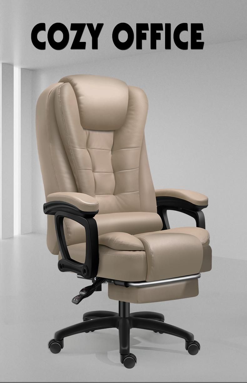 Factory Directly Supplier Ergonomic Manager Executive Chair with Footrest