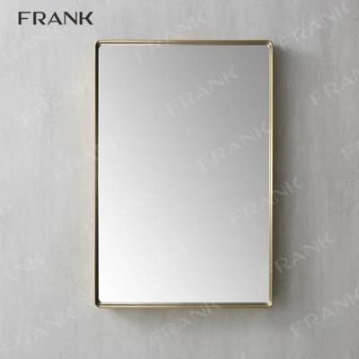 Wall Mount Bathroom Mirror Home Decor Metal Frame