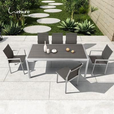 High Reputation Reusable Modern Style Aluminum Dining Set Wood Table - Ayers